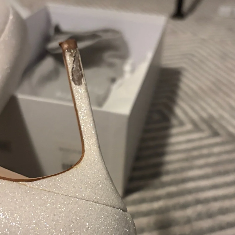 Manolo Blahnik Sparkling Ivory Pointed-Toe Pumps